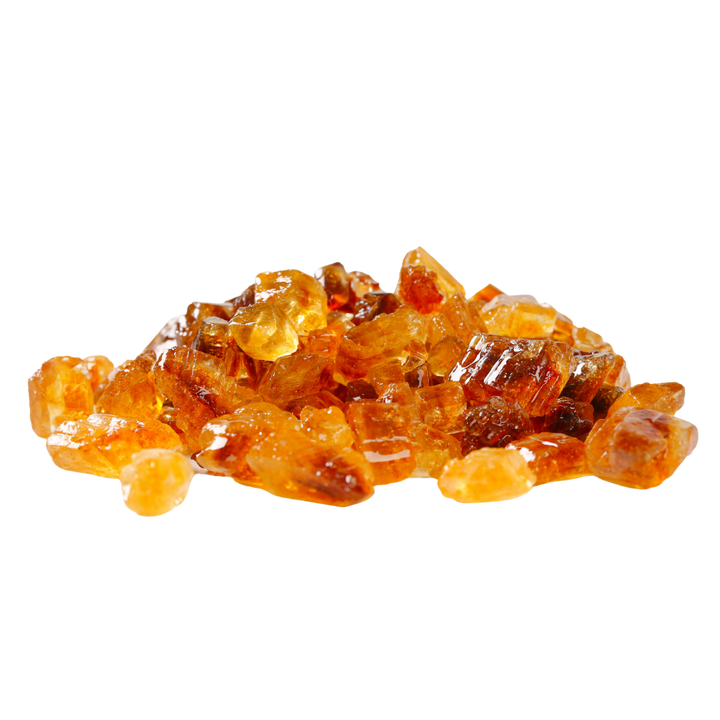 DRY AMBER - Amber is a treasure of perfumery, emanating a rich, sumptuous warmth. It radiates a golden sweetness, like honey trickling over ancient, resinous woods. The note of amber is a sensual, inviting embrace, drawing you into an evening cloaked in a mesmerizing, amber-hued glow.
