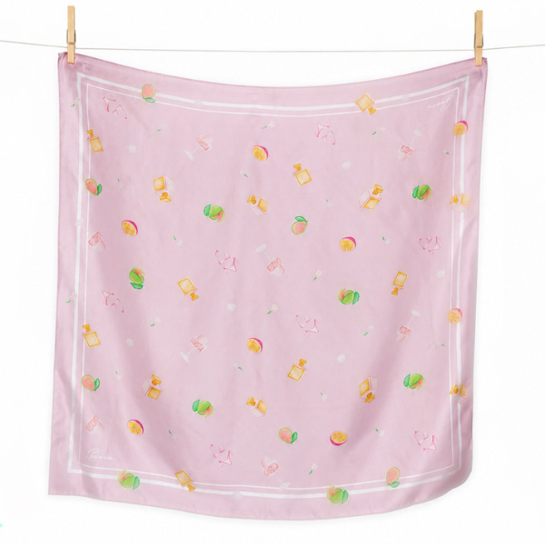 Guava Silk Scarf 90