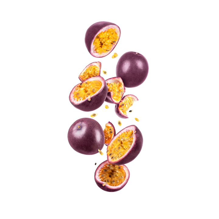 PASSIONFRUIT - The scent of passionfruit in perfume adds a bright and exotic aroma that is both fruity and slightly tart. It brings a lively and refreshing quality to the fragrance, evoking a sense of tropical freshness and invigorating the overall composition.