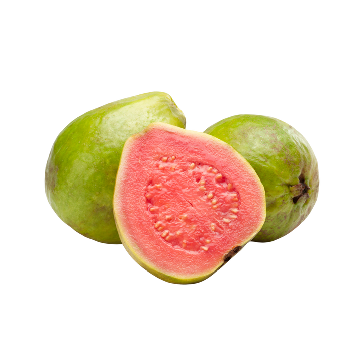 GUAVA - The note of guava in perfume brings a lush, tropical essence that is both juicy and subtly floral. It adds a vibrant and unique layer, evoking the sensation of sun-drenched beaches and fresh fruit markets. This distinctive aroma infuses the fragrance with a lively, tropical charm that feels refreshing and invigorating.